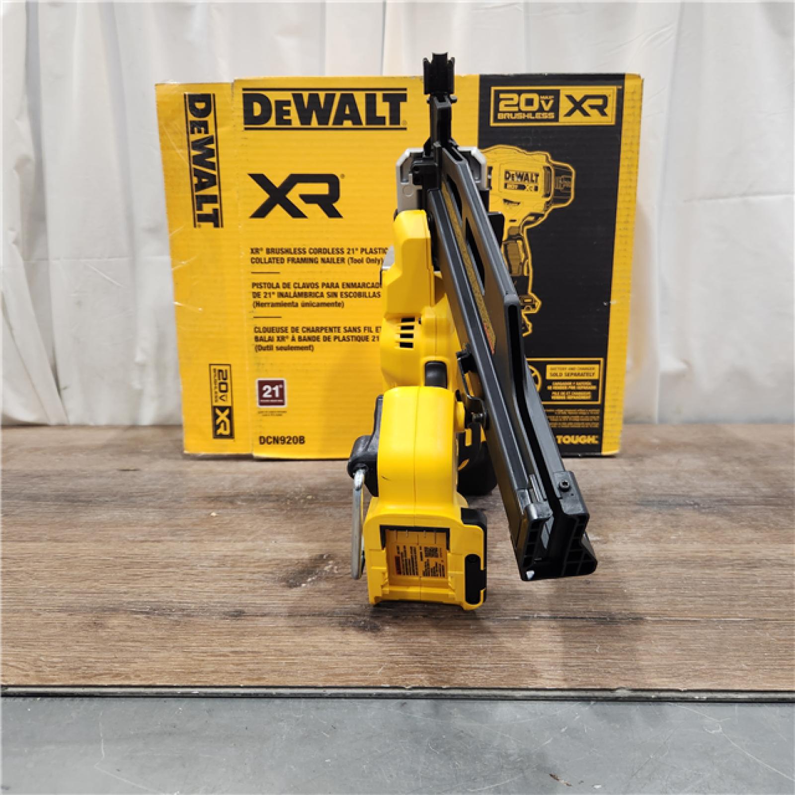 AS IS DEWALT 20-Volt 21Â° Cordless Framing Nailer (Tool-Only)