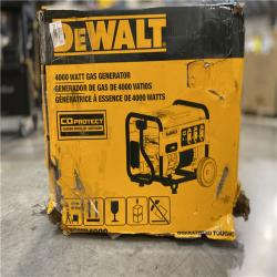 DALLAS LOCATION - DEWALT 4500 / 4000- Watt Gas Powered Portable Generator with Idle Control, Covered Outlets and CO Protect