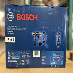 NEW! - Bosch 8 Amp 1-1/8 in. Corded Variable Speed SDS-Plus Concrete/Masonry Rotary Hammer Drill with Depth Gauge and Carrying Case