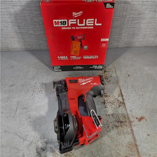 HOUSTON LOCATION - AS-IS (APPEARS LIKE NEW) M18 FUEL 18-Volt Lithium-Ion Brushless Cordless Coil Roofing Nailer (Tool Only)