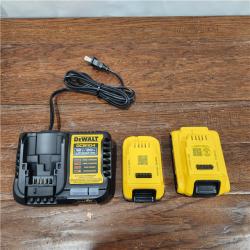 AS-IS DeWalt 20V MAX POWERSTACK DCBP315-2C Lithium-Ion 1.7Ah and 5Ah Battery and Charger Starter Kit 3 Pc