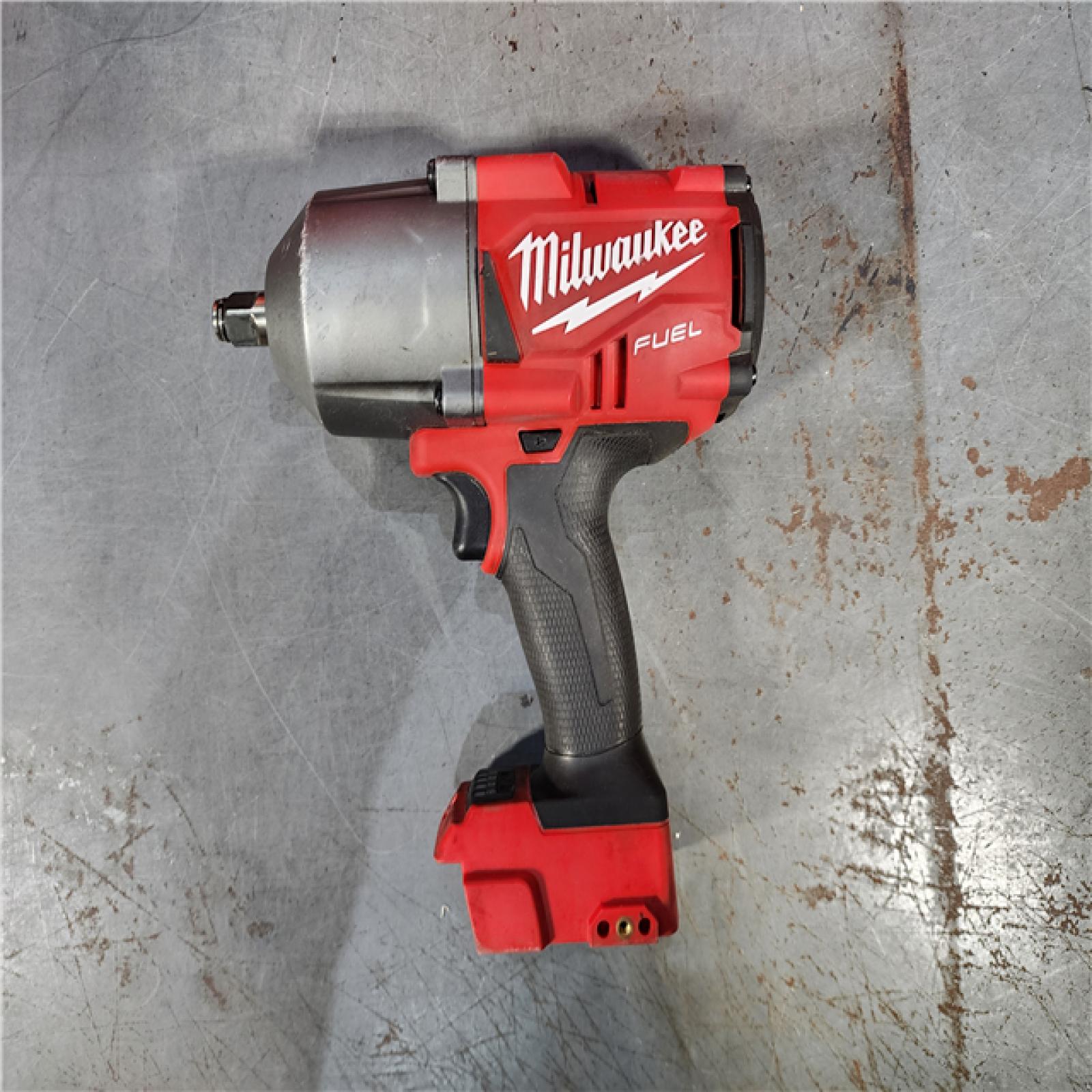 HOUSTON LOCATION - AS-IS Milwaukee M18 1/2 in. Cordless Brushless High Torque Impact Wrench Kit (Battery & Charger)