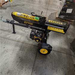 Dallas Location - As-Is Champion Power Equipment 27 Ton 224 cc Gas Powered Hydraulic Wood Log Splitter