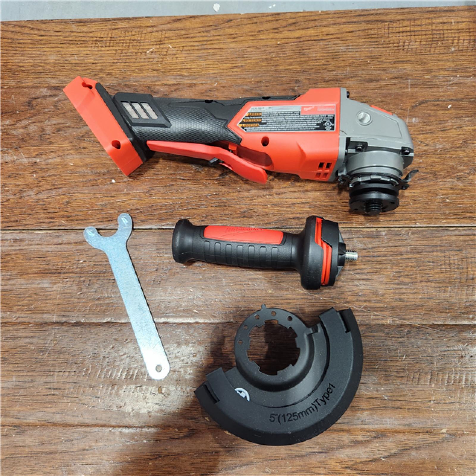 AS-IS Milwaukee 2880-20 M18 FUEL 18-Volt Lithium-Ion Brushless Cordless 4-1/2 in./5 in. Grinder W/Paddle Switch (Tool-Only)