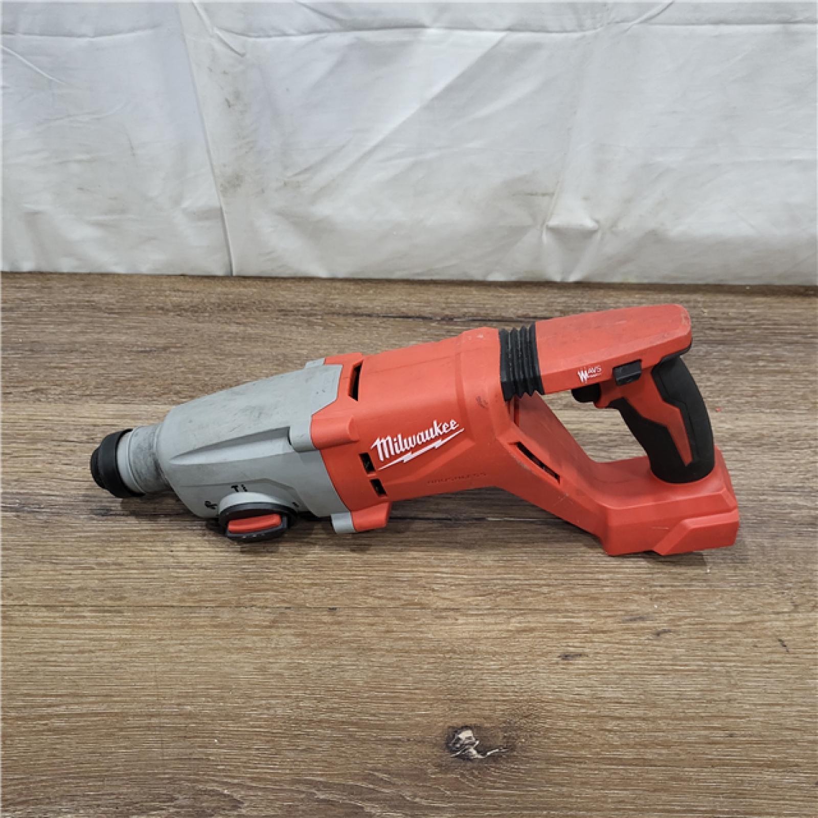 AS-IS M18 18V Lithium-Ion Brushless Cordless 1 in. SDS-Plus D-Handle Rotary Hammer (Tool-Only / Charge and battery 5.0 hr