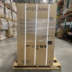 DALLAS LOCATION - Vissani 10.1 cu. ft. Top Freezer Refrigerator in Stainless Steel PALLET - (2 UNITS)