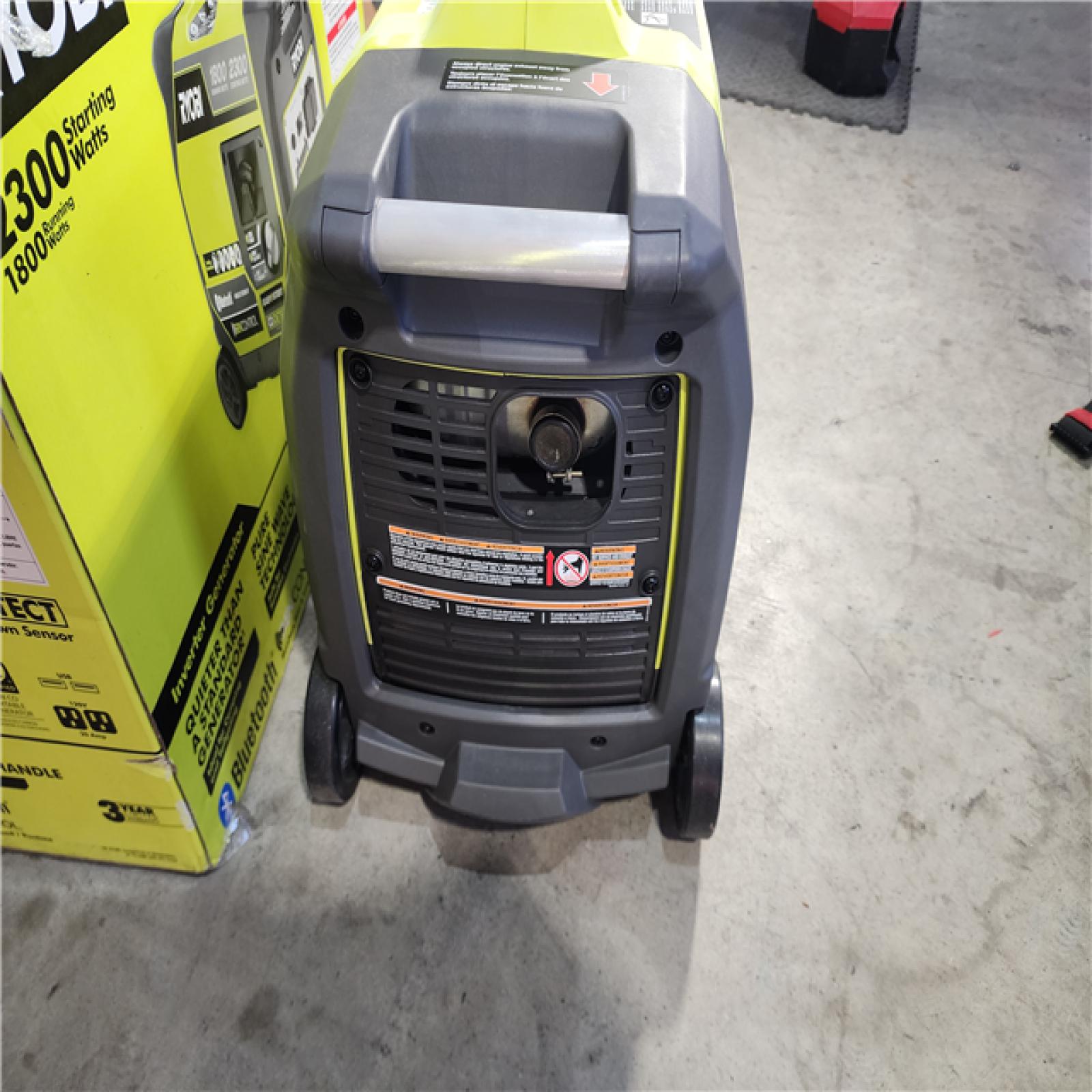 HOUSTON LOCATION - AS-IS 2,300-Watt Recoil Start Bluetooth Super Quiet Gasoline Powered Digital Inverter Generator with CO Shutdown Sensor