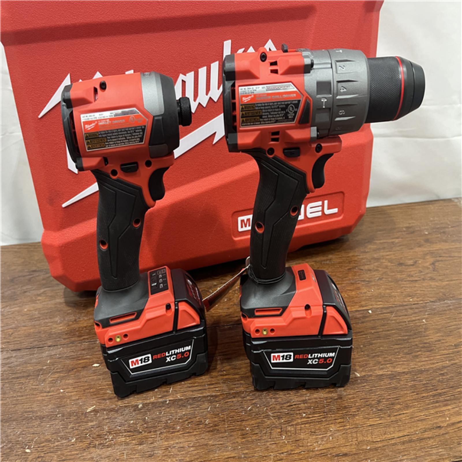 AS-ISM18 FUEL 18V Lithium-Ion Brushless Cordless Hammer Drill and Impact Driver Combo Kit (2-Tool) with 2 Batteries