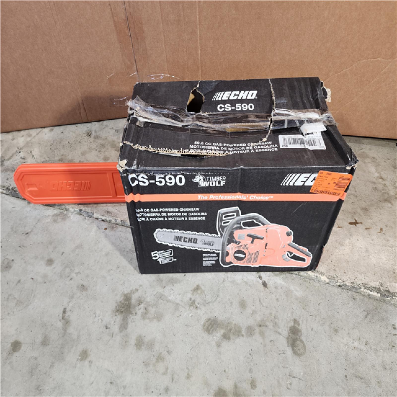 HOUSTON LOCATION - AS-IS ECHO 59.8cc Gas-Powered Chain Saw CS-590