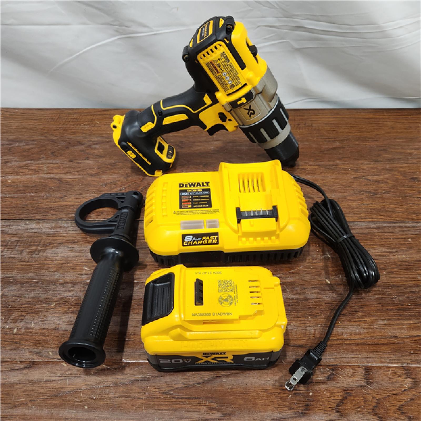 AS-IS DeWalt 20V MAX* XR Brushless Cordless 1/2 Hammer Drill Kit DCD1007WW1