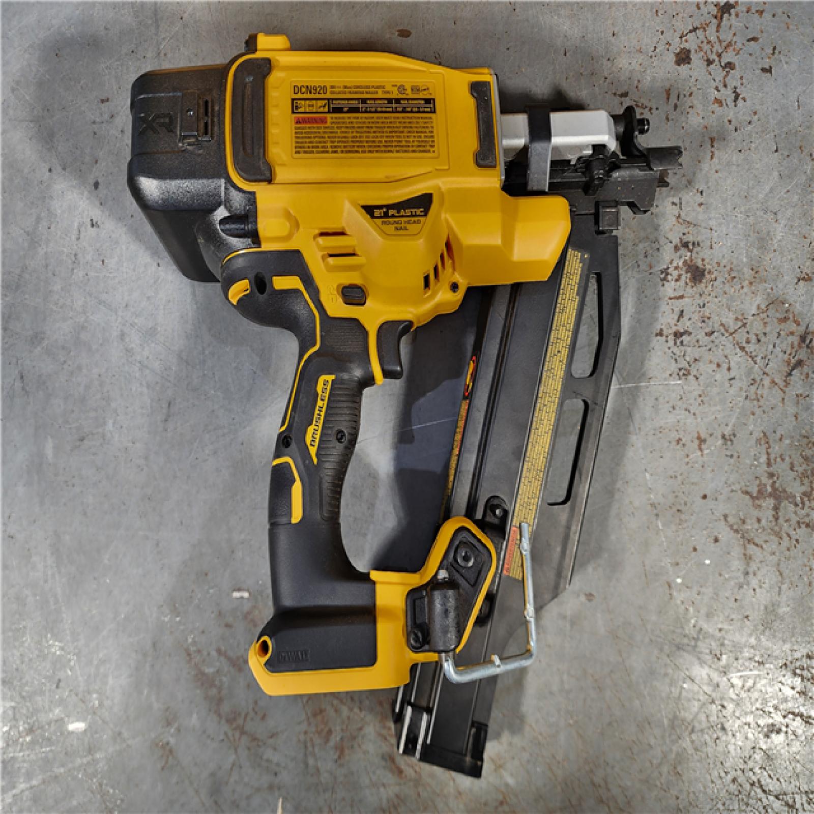 HOUSTON LOCATION - AS-IS DEWALT 20-Volt 21Â° Cordless Framing Nailer (Tool-Only)