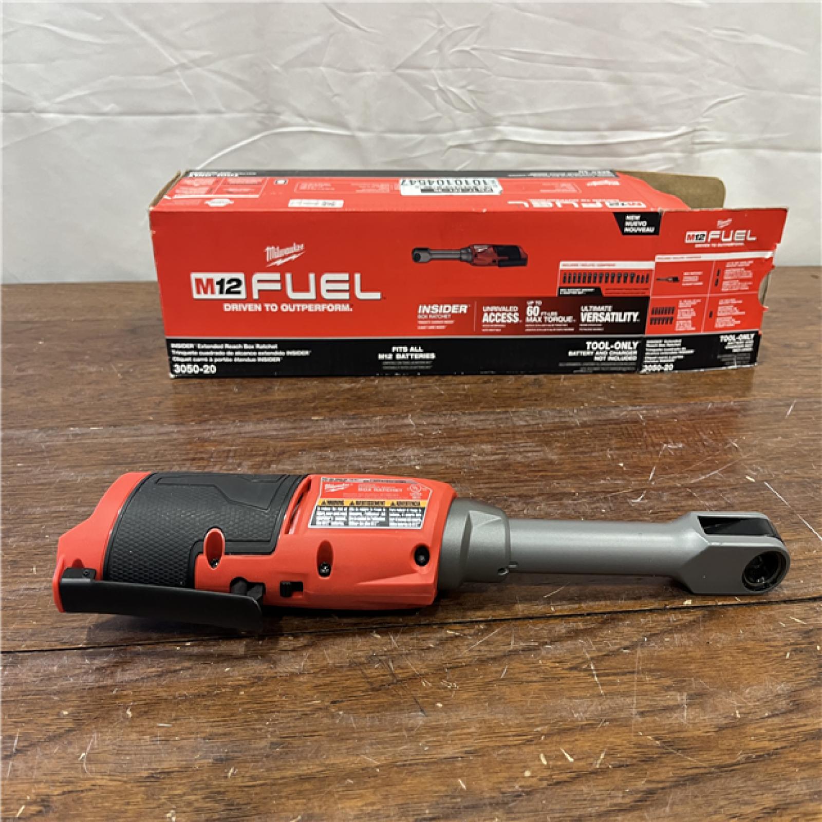 AS-IS Milwaukee M12 FUEL 1/4 in. Cordless Brushless High Speed Ratchet (Tool Only)