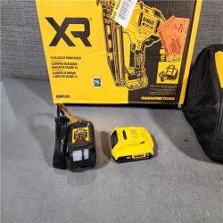 HOUSTON LOCATION - AS-IS DeWalt DCN660D1 20V 16 Gauge Cordless Angled Finish Nailer Kit W/ 2Ah Battery