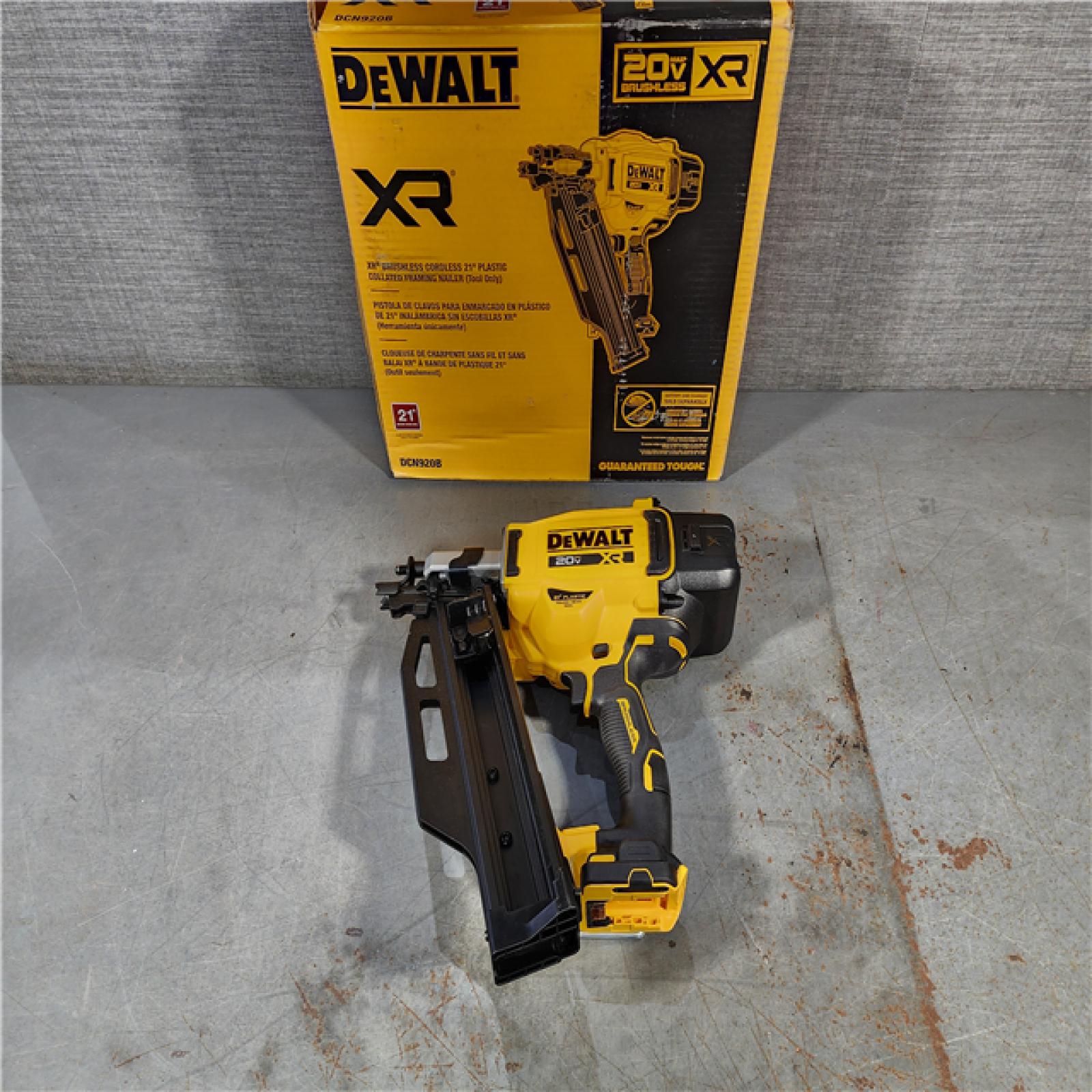 HOUSTON LOCATION - AS-IS DEWALT 20-Volt 21Â° Cordless Framing Nailer (Tool-Only)