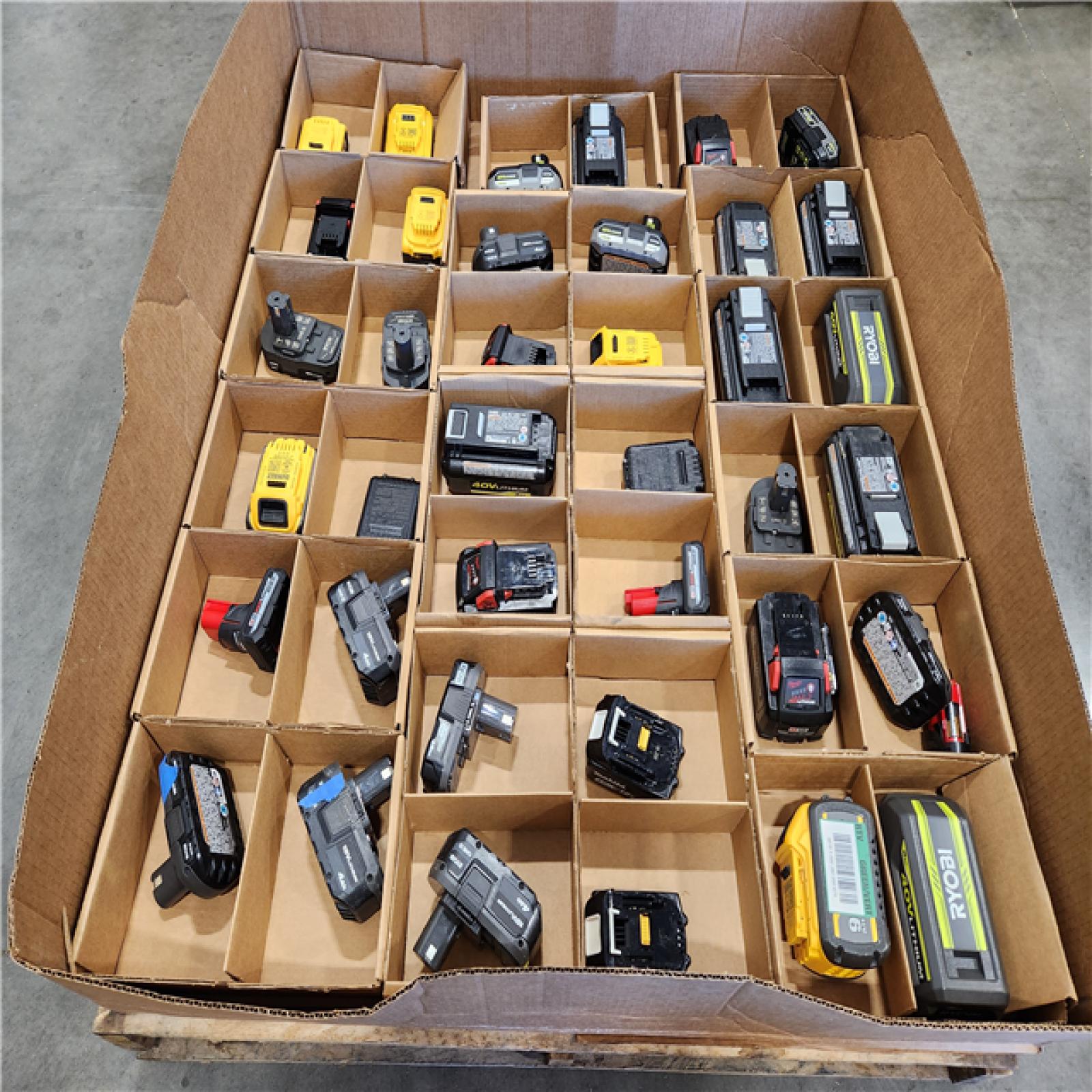 DALLAS LOCATION - AS-IS BATTERY PALLET