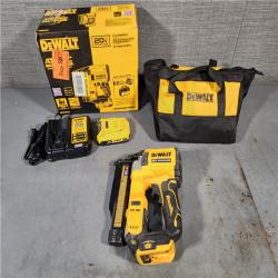 HOUSTON LOCATION - AS-IS DEWALT ATOMIC 20V MAX Lithium Ion Cordless 23 Gauge Pin Nailer Kit with 2.0Ah Battery and Charger