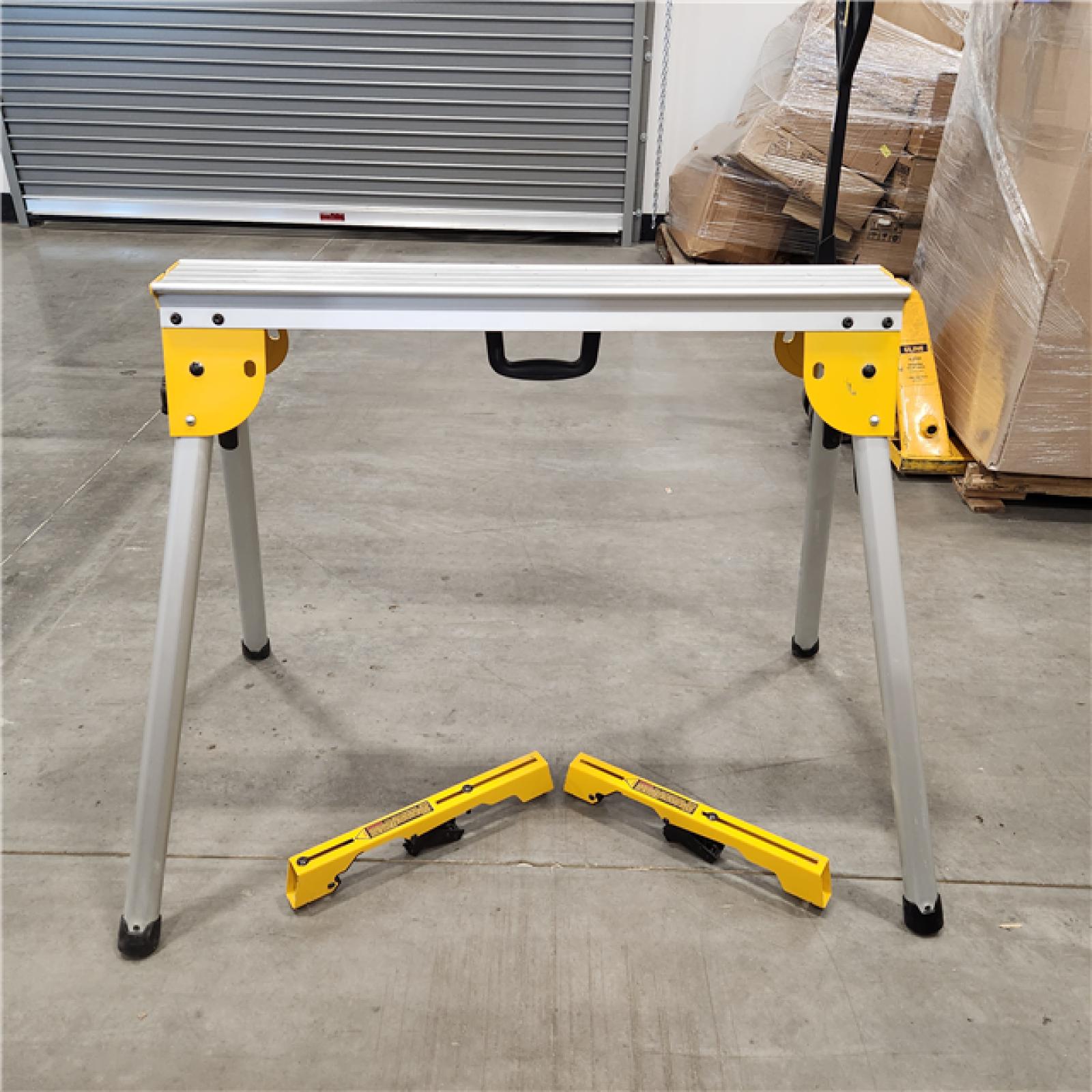 AS IS DEWALT Miter Saw Stand Heavy Duty with Miter Saw