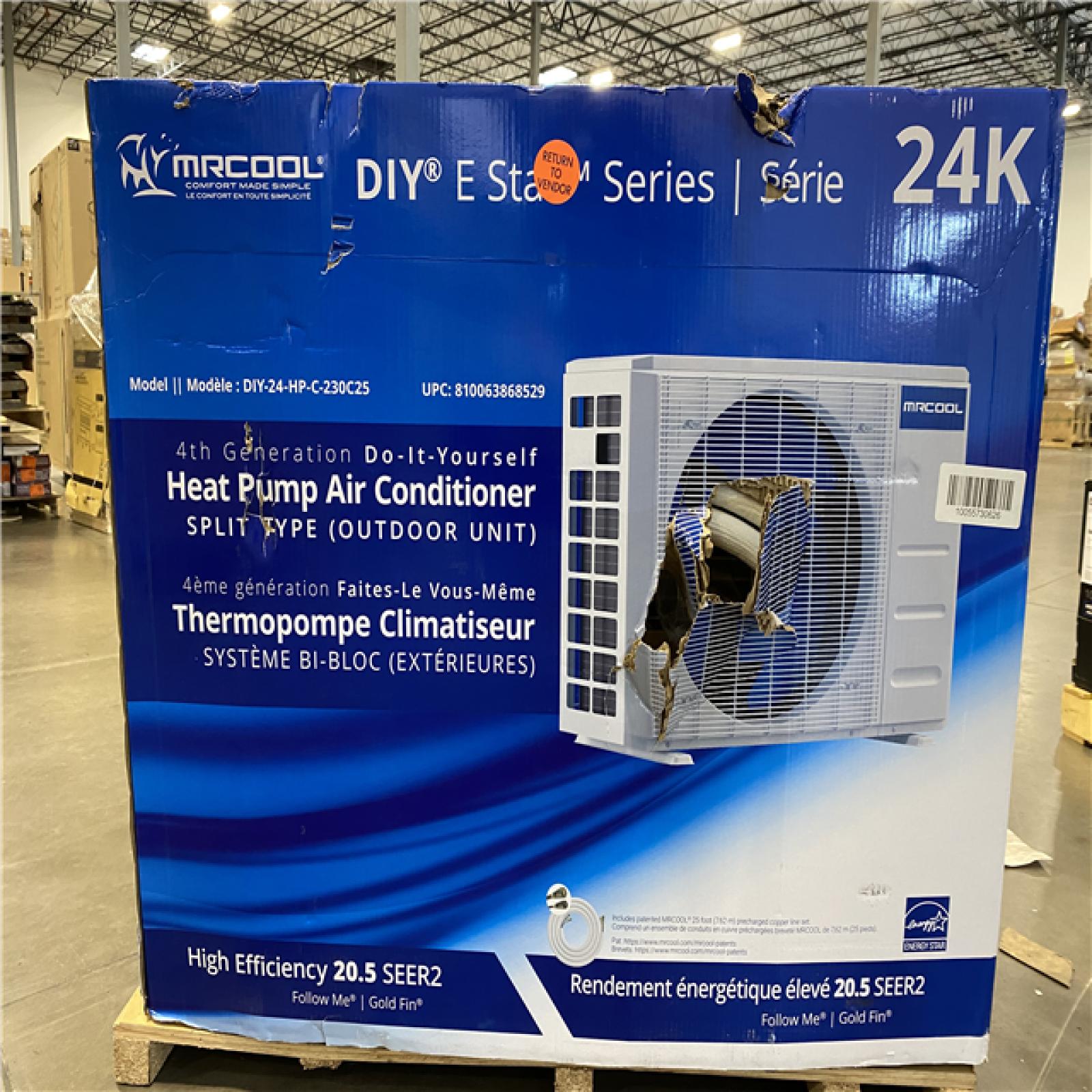 DALLAS LOCATION -  MRCOOL DIY 24000 BTU 2-Ton Mini Split Heat Pump Condenser