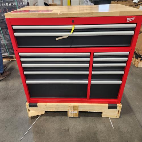 DALLAS LOCATION - Milwaukee Tool Storage 52 in. W Heavy Duty Red Mobile Workbench Cabinet