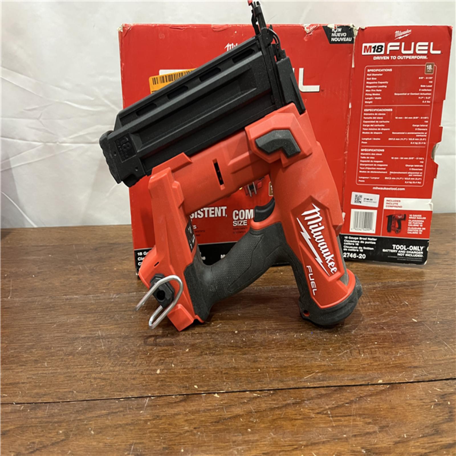 AS-ISMilwaukee M18 FUEL 18 Gauge Brad Nailer