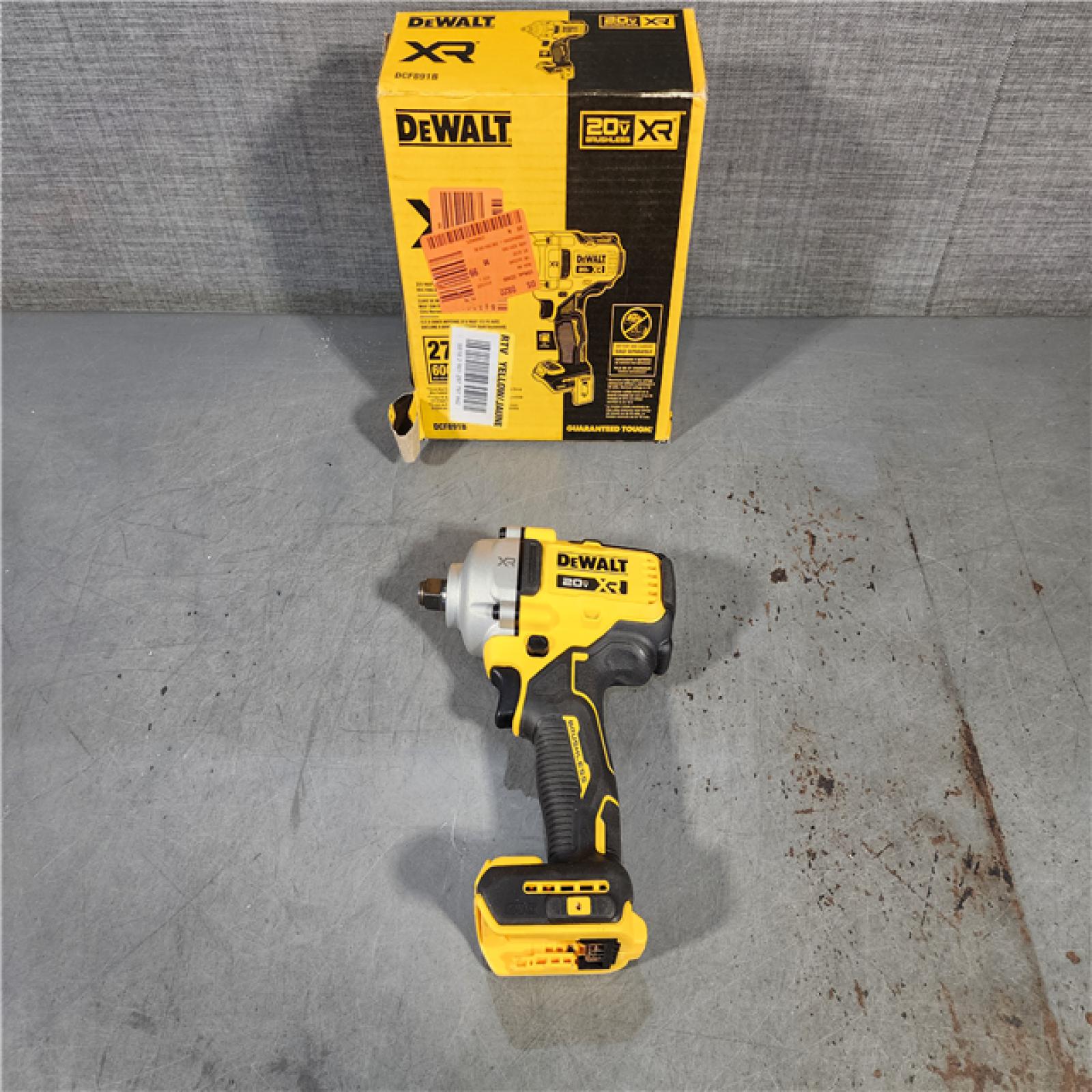 HOUSTON LOCATION - AS-IS DEWALT 20-Volt MAX XR Cordless 1/2 in. Impact Wrench (Tool-Only) (DCF891B)