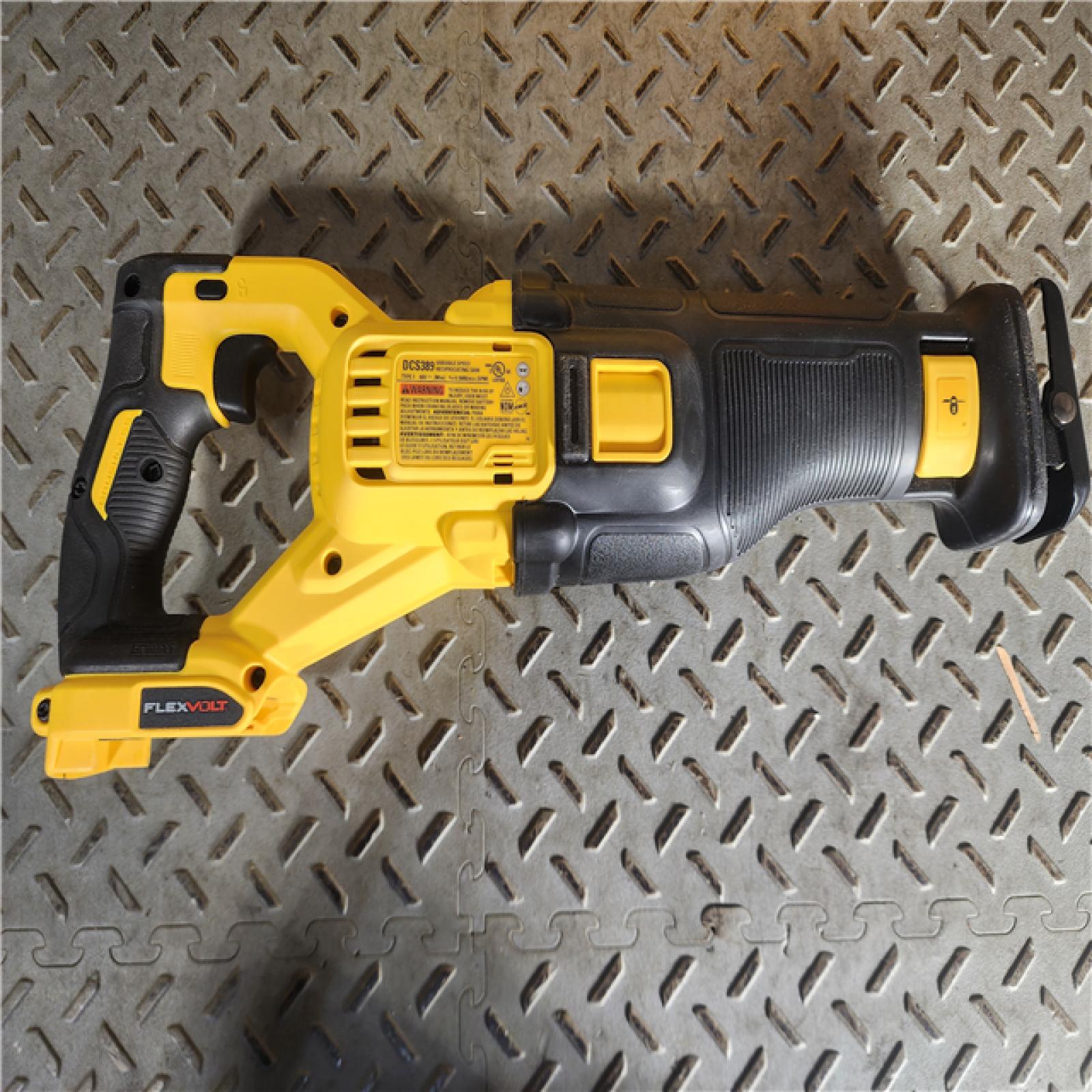 HOUSTON LOCATION - AS-IS DeWalt DCS389B FLEXVOLT 60V MAX Cordless Brushless Reciprocating Saw (Tool-Only)