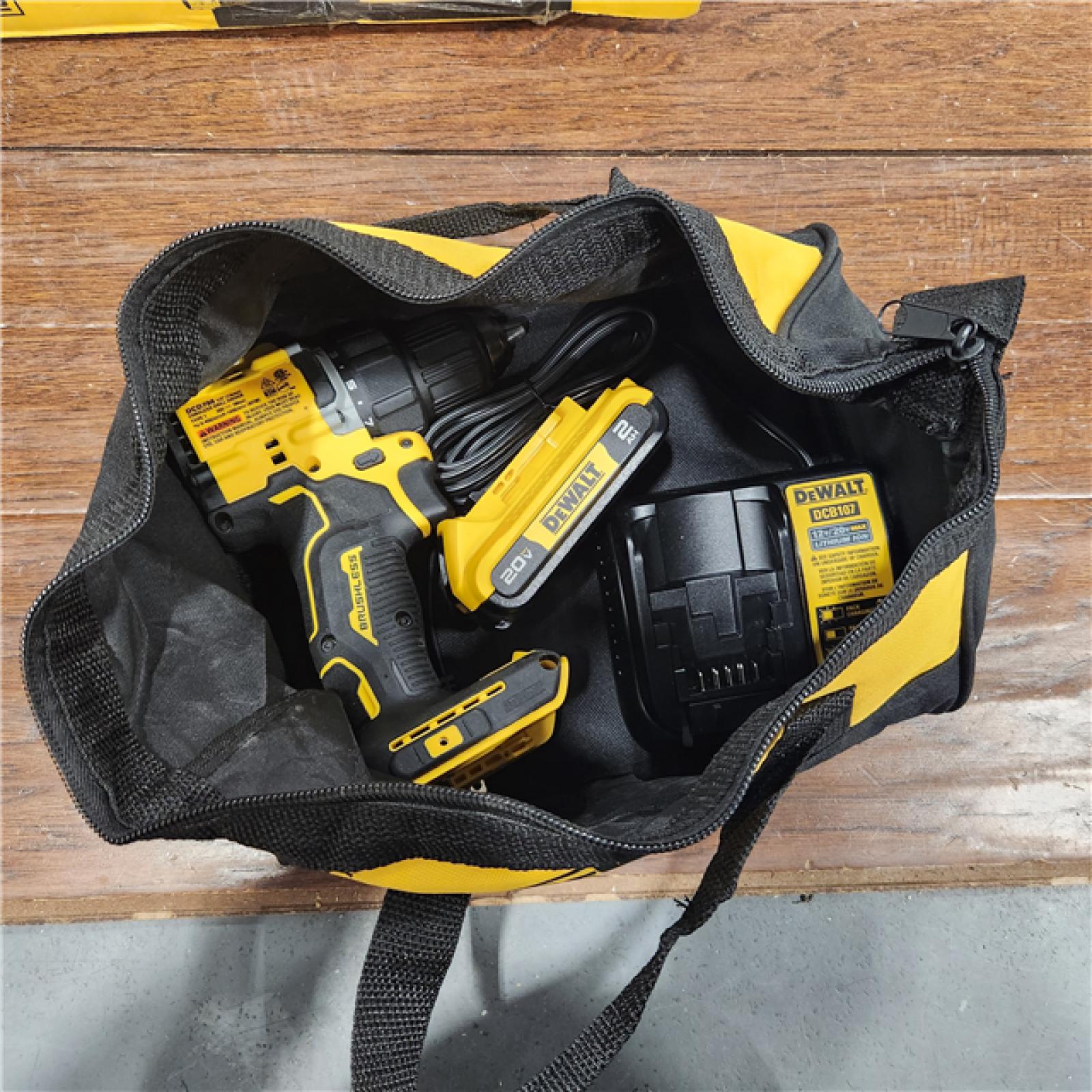 AS-IS DeWalt ATOMIC COMPACT SERIESâ„¢ 20V MAX* Brushless Cordless 1/2 in. Drill/Driver