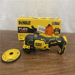 AS-IS FLEXVOLT 60V MAX Cordless Brushless 4.5 in. to 6 in. Small Angle Grinder with Kickback Brake (Tool Only)