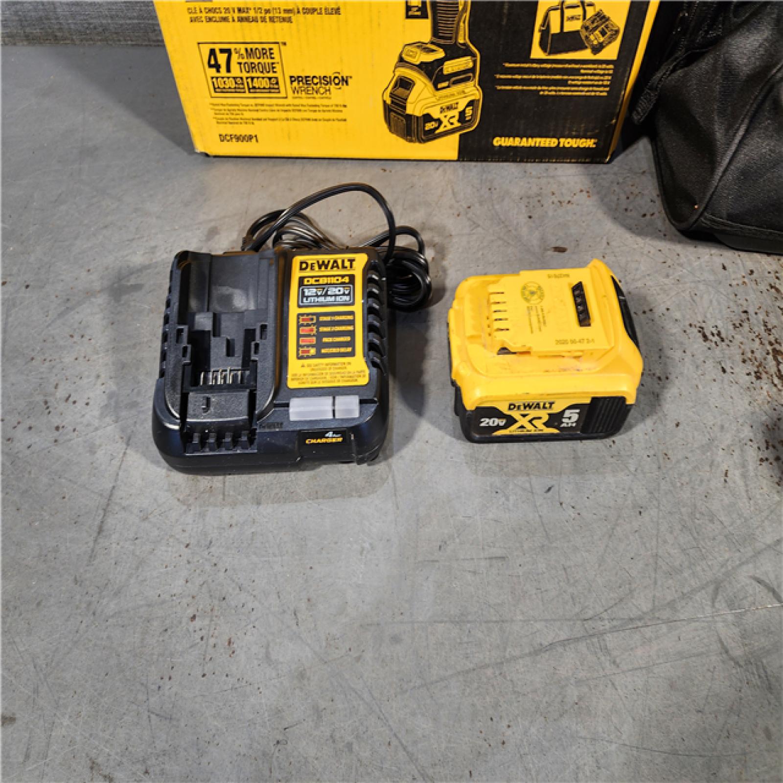 HOUSTON LOCATION - AS-IS DEWALT 20V MAX* XR 1/2  High Torque Impact Wrench with Hog Ring Anvil