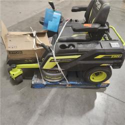 Dallas Location - As-IsRYOBI 80V HP Brushless 30 in.Riding Mower with (2) 80V 10 Ah Batteries and Charger