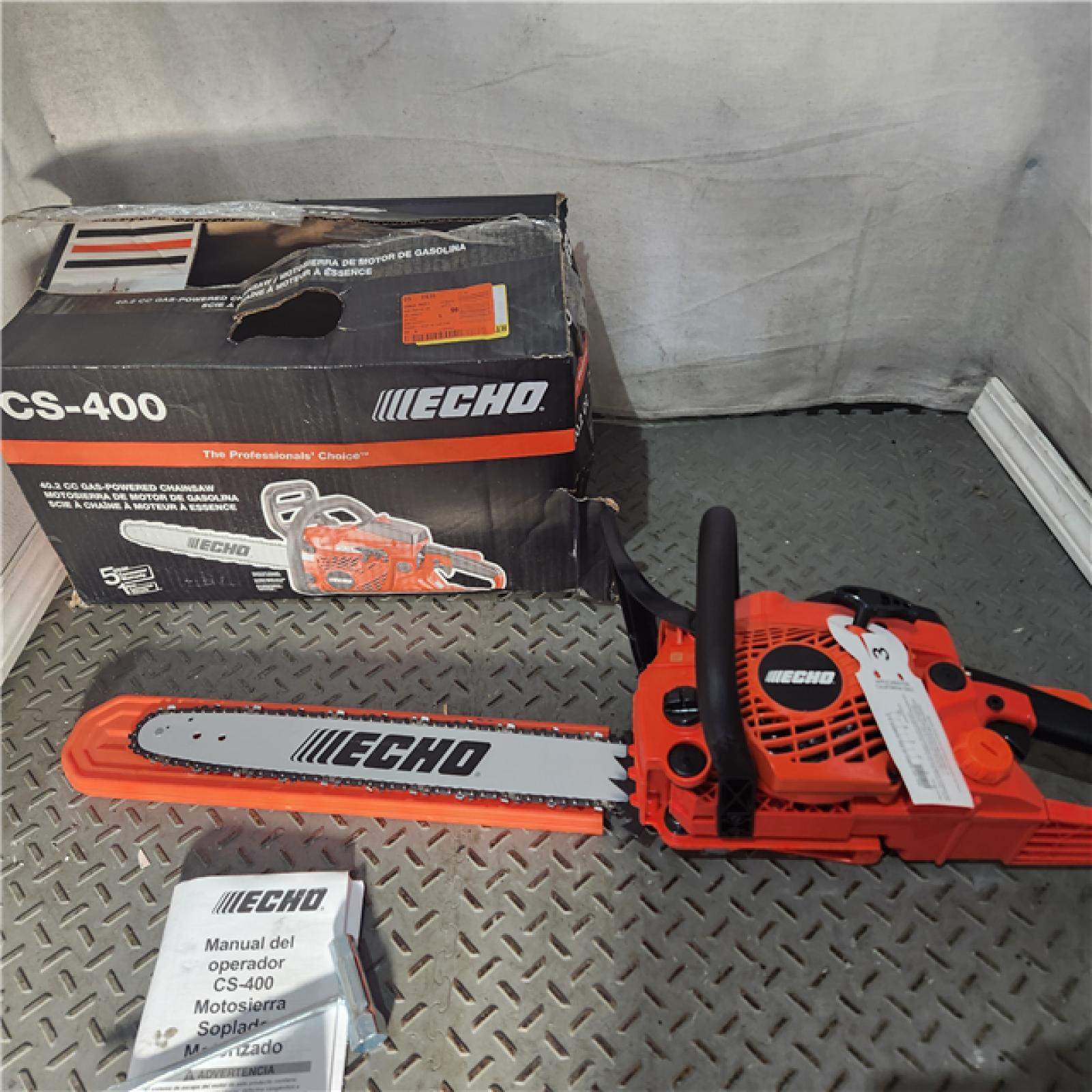 HOUSTON LOCATION - AS-IS ECHO 18 in. 40.2 Cc Gas 2-Stroke Rear Handle Chainsaw