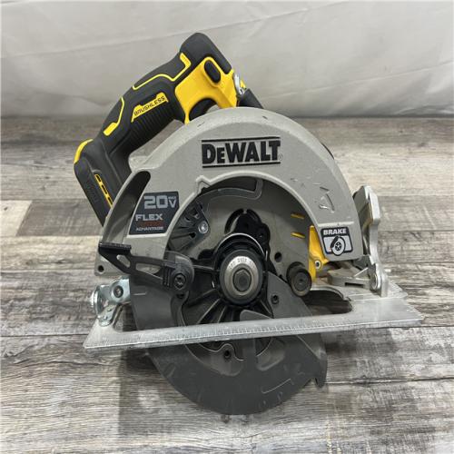 AS-IS DEWALT 20V MAX Cordless Brushless 7-1/4 in. Sidewinder Style Circular Saw with FLEXVOLT ADVANTAGE (Tool Only)