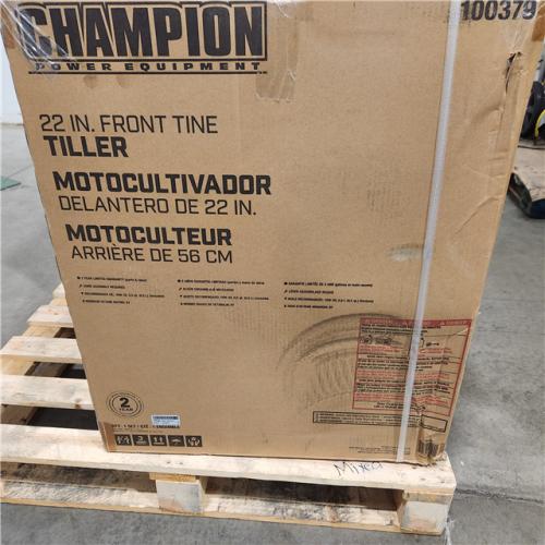 Dallas Location -NEW-  Champion Power Equipment 22 in. 212cc 4-Stroke Gas Garden Front Tine Tiller