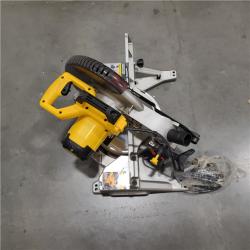 AS-IS DEWALT 15 Amp Corded 10 in. Compound Single Bevel Miter Saw