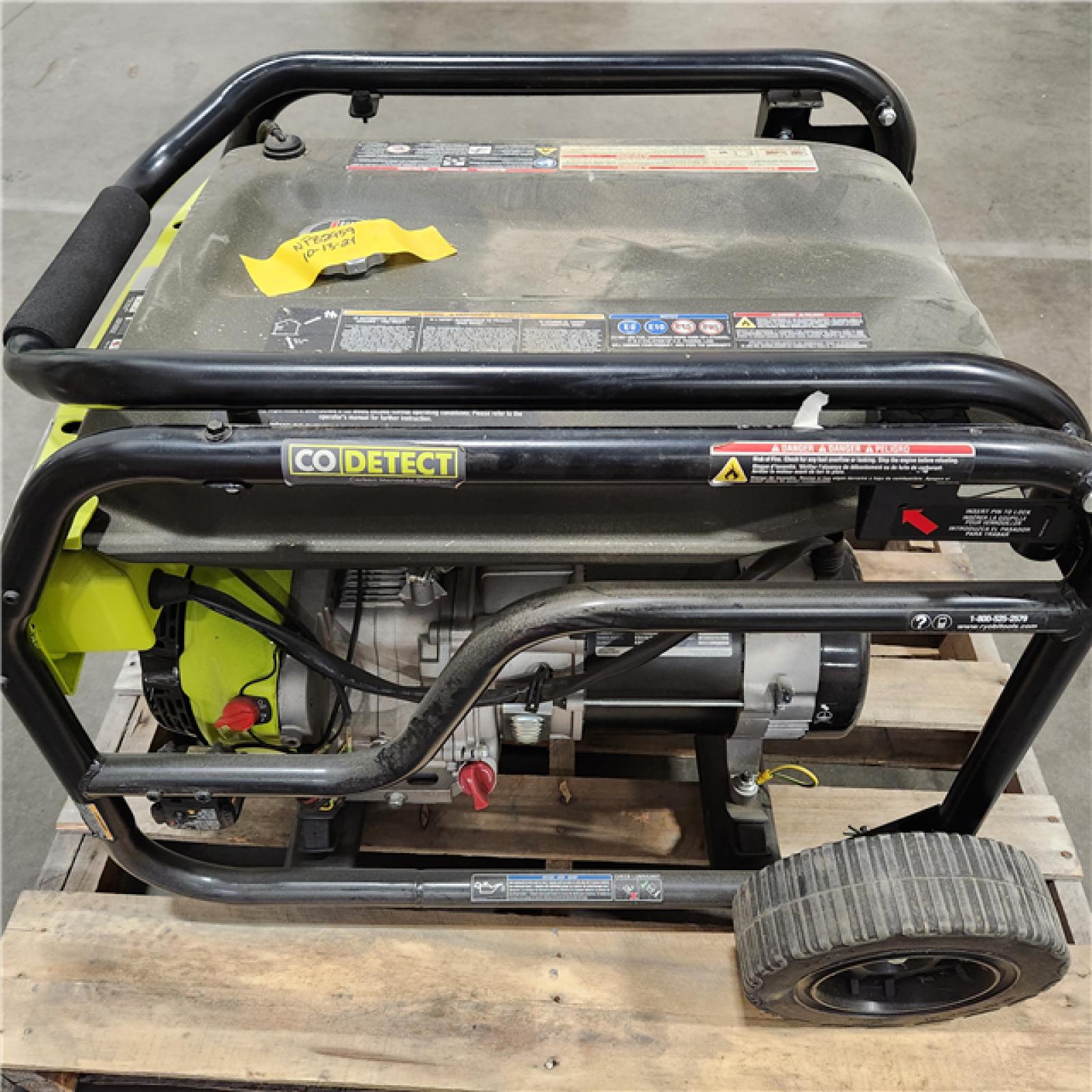 Dallas Location - As-Is RYOBI 6500-Watt Generator