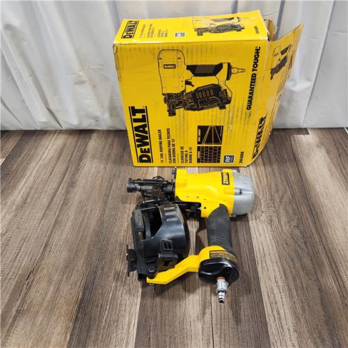 AS IS 1-3/4 in. 15 Degree Pneumatic Coil Roofing Nailer