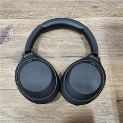 AS-IS Sony - WH1000XM4 Wireless Noise-Cancelling Over-the-Ear Headphones - Black