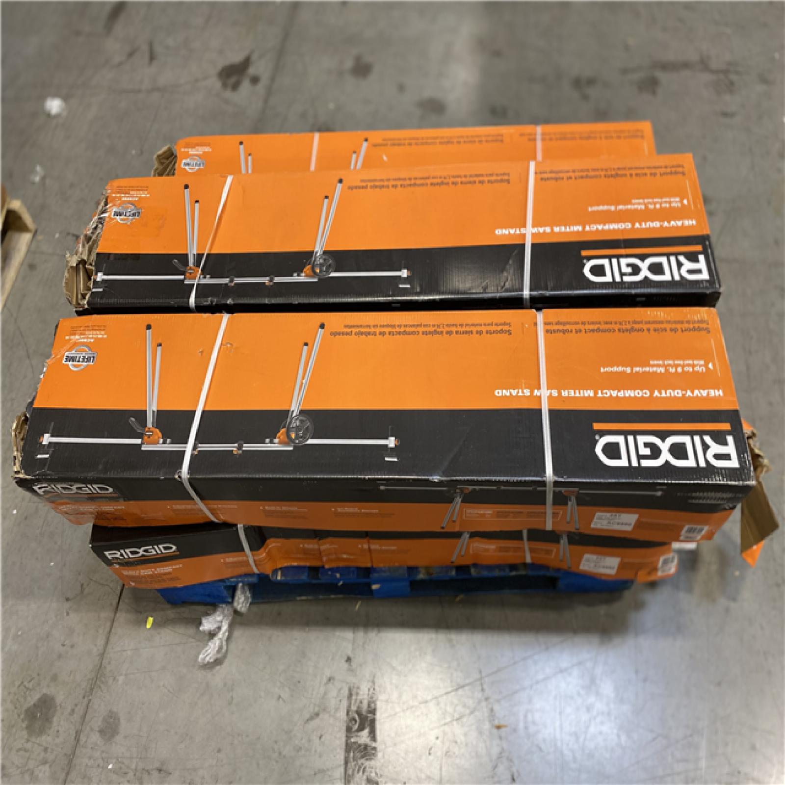 DALLAS LOCATION - RIDGID Professional Compact Miter Saw Stand PALLET  ( 5 UNITS)