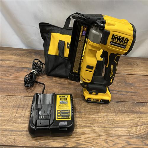 AS IS DEWALT 23 Gauge 1-1/2 ATOMIC Compact Series 20V MAX Brushless Cordless Pin Nailer Kit