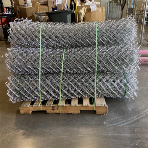 DALLAS LOCATION - Everbilt 6 ft. x 50 ft. 11.5- Gauge Galvanized Steel Chain Link Fence Fabric (6 Units)