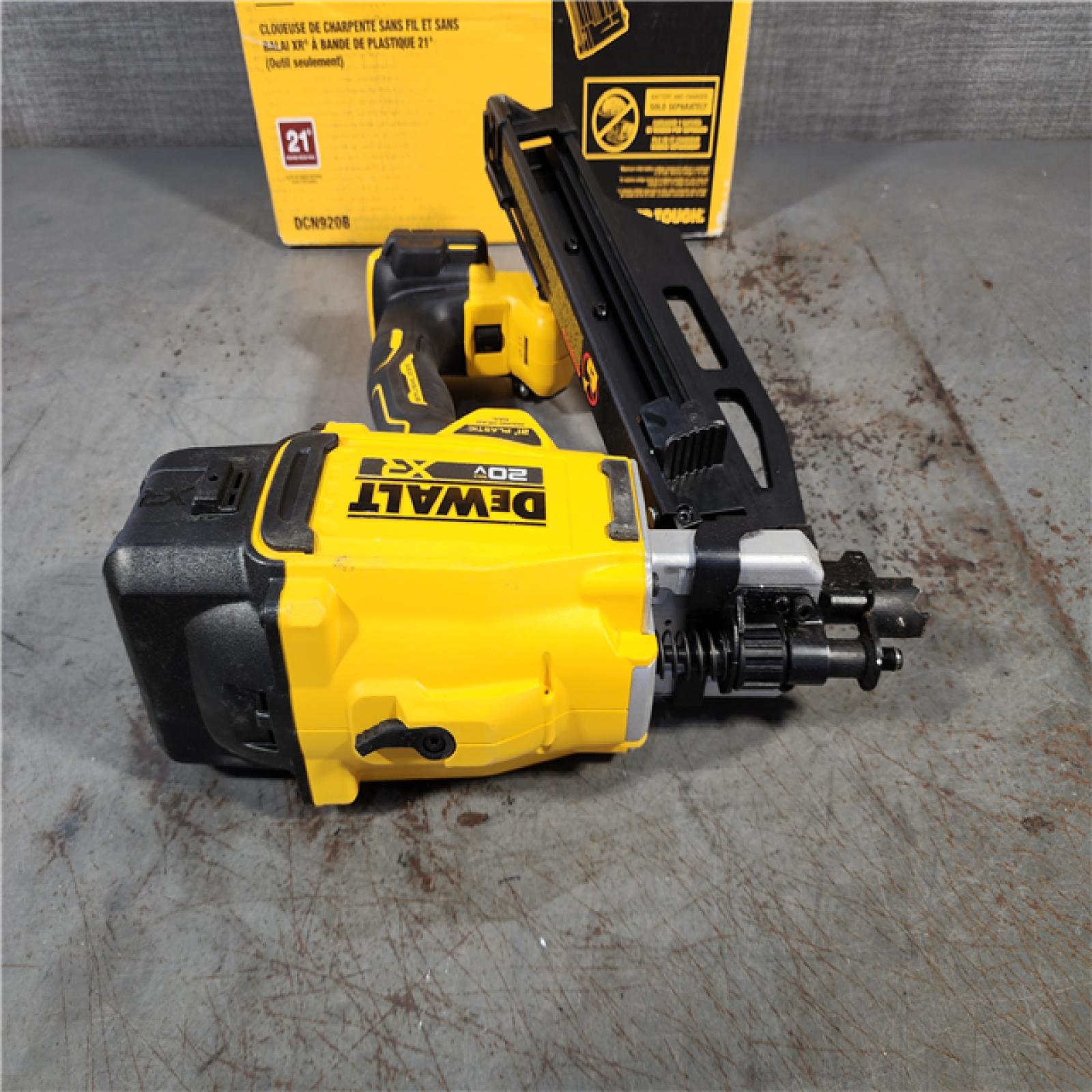 HOUSTON LOCATION - AS-IS DEWALT 20-Volt 21Â° Cordless Framing Nailer (Tool-Only)