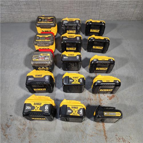 HOUSTON LOCATION - AS-IS DEWALT BATTERY PACK QTY - 15