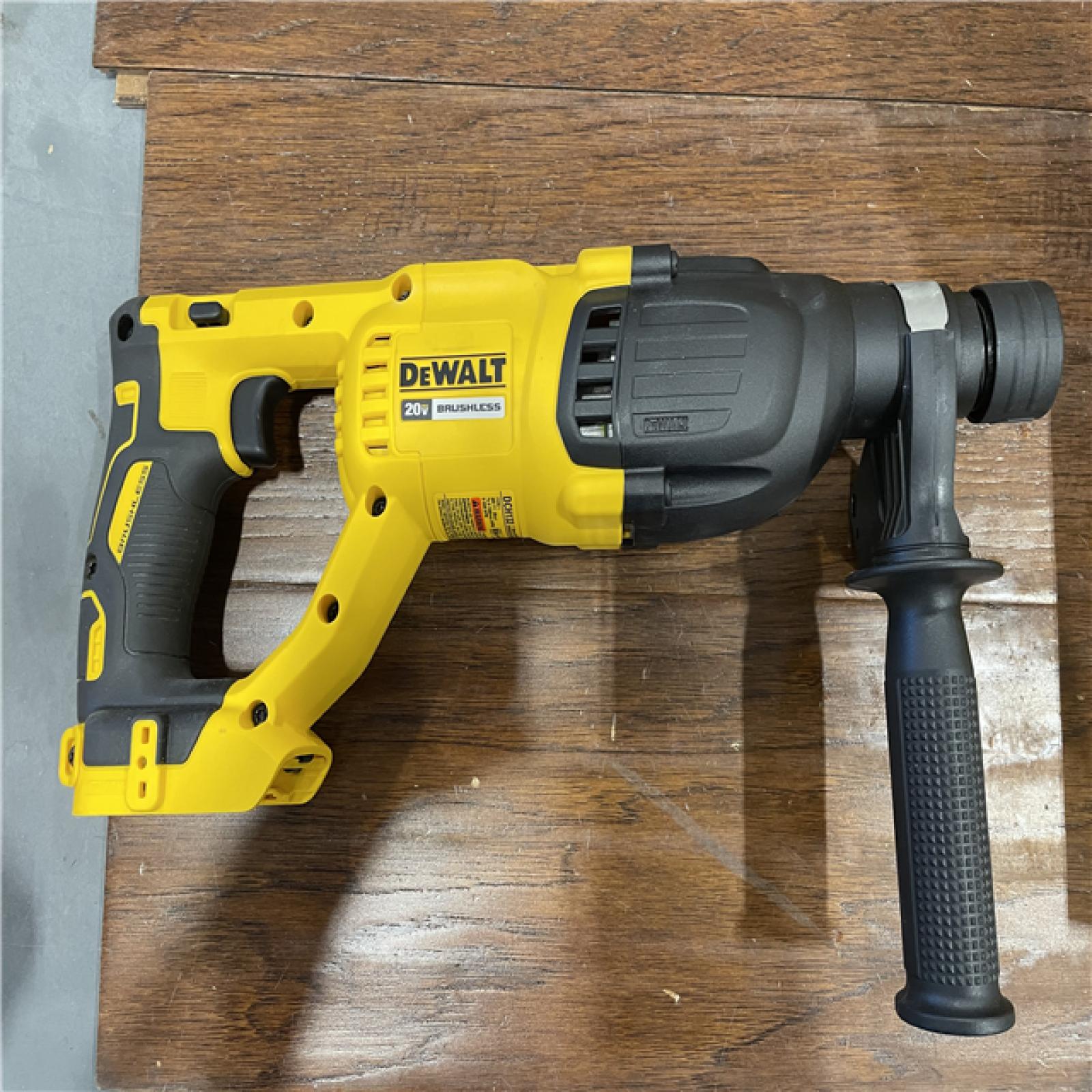 as is 20V MAX Cordless Brushless 1 in. SDS Plus D-Handle Concrete and Masonry Rotary Hammer (Tool Only)