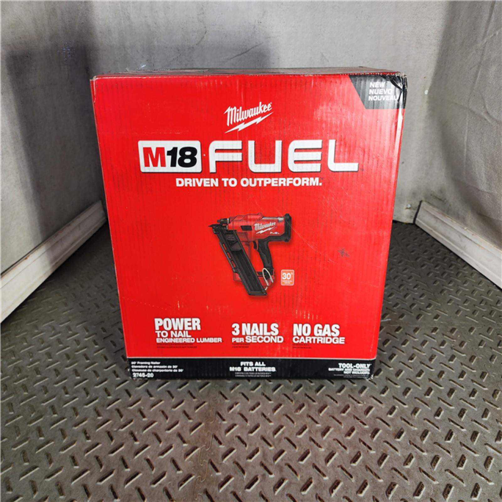 HOUSTON LOCATION - AS-IS (APPEARS LIKE NEW) M18 FUEL 3-1/2 in. 18-Volt 30-Degree Lithium-Ion Brushless Cordless Framing Nailer (Tool-Only)