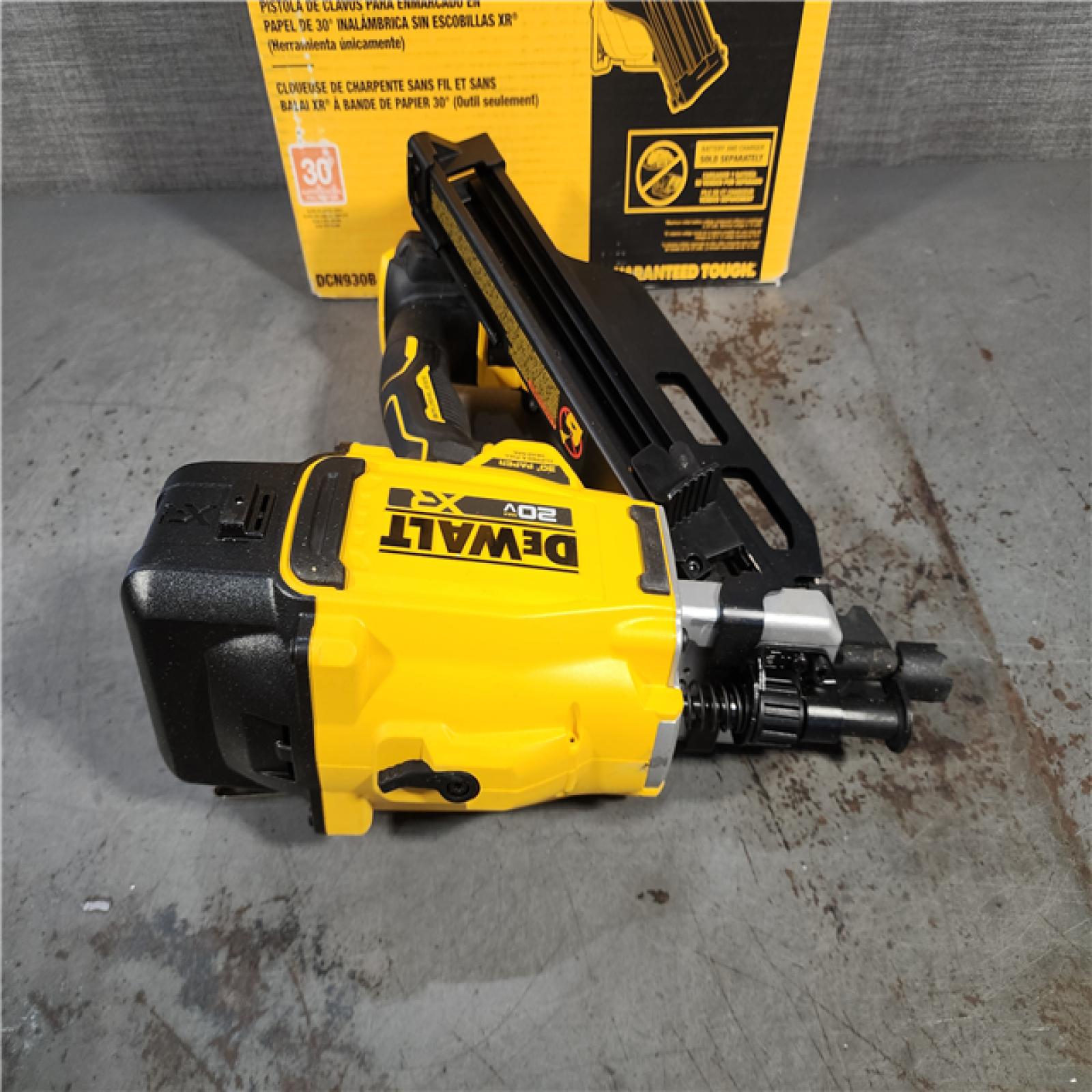 HOUSTON LOCATION - AS-IS DEWALT 20-Volt 30Â° Cordless Framing Nailer (Tool-Only)