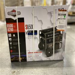 DALLAS LOCATION - Briggs & Stratton 6500-Watt Electric Switch Gasoline Powered Portable Generator with B and S OHV Engine Featuring CO Guard