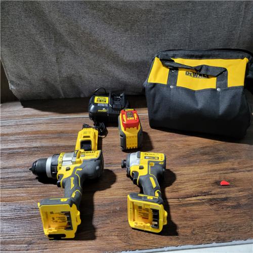 CALIFORNIA AS-IS DEWALT 20VMAX 2-TOOL COMBO KIT(BATTERIES AND CHARGER INCLUDED)