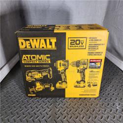 HOUSTON LOCATION - AS-IS (APPEARS LIKE NEW) 115-DCK486D2 Atomic 20V Max Brushless 4-Tool Combo Kit