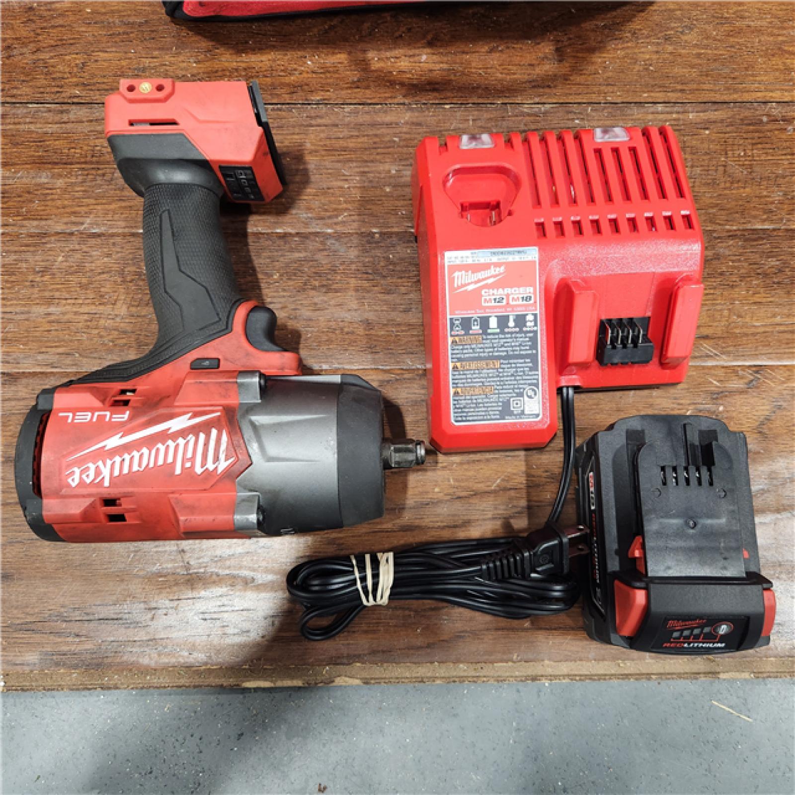 AS-IS Milwaukee M18 FUEL 1/2 High Torque Impact Wrench with Friction Ring Kit