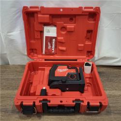 AS-IS 100 Ft. REDLITHIUM Lithium-Ion USB Green Rechargeable Cross Line Laser Level with Charger